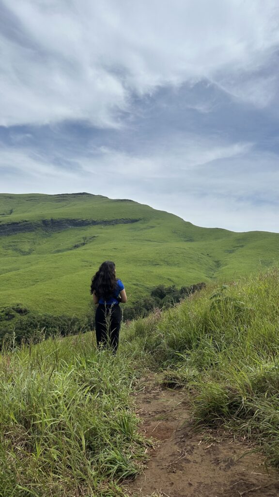 Scenic Western Ghats mountain views from Netravati Peak